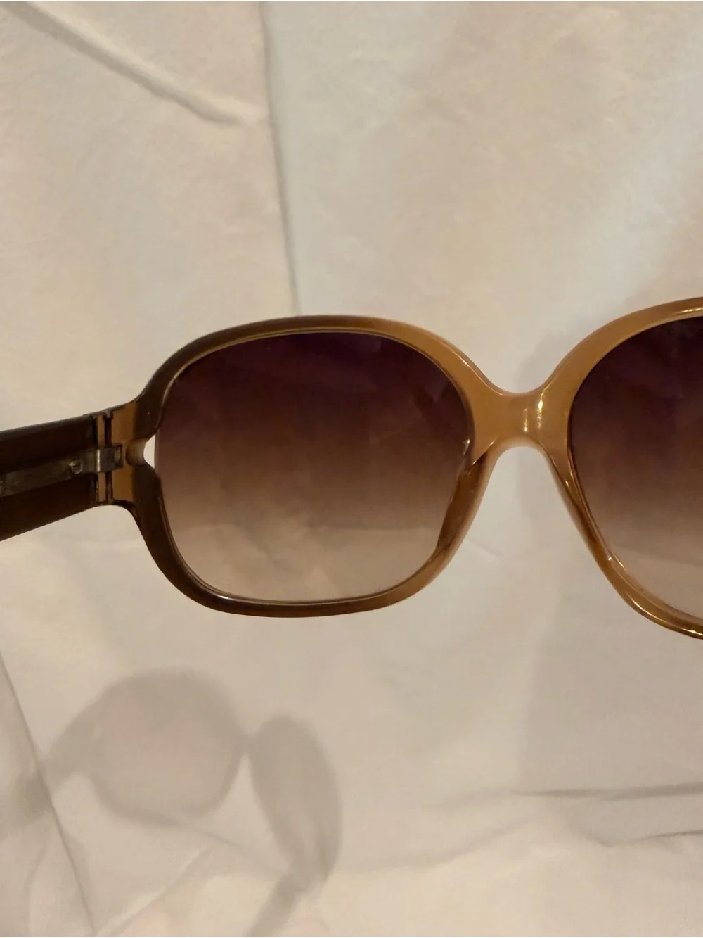 Burberry Brown Gradient Oval Women's Sunglasses